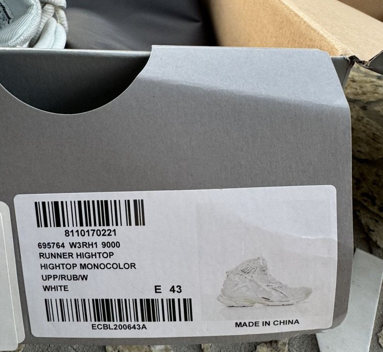 Balenciaga Runner White