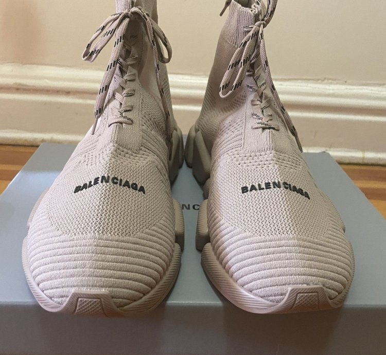 Balenciaga Speed 2 0 Lace Up Recycled Beige