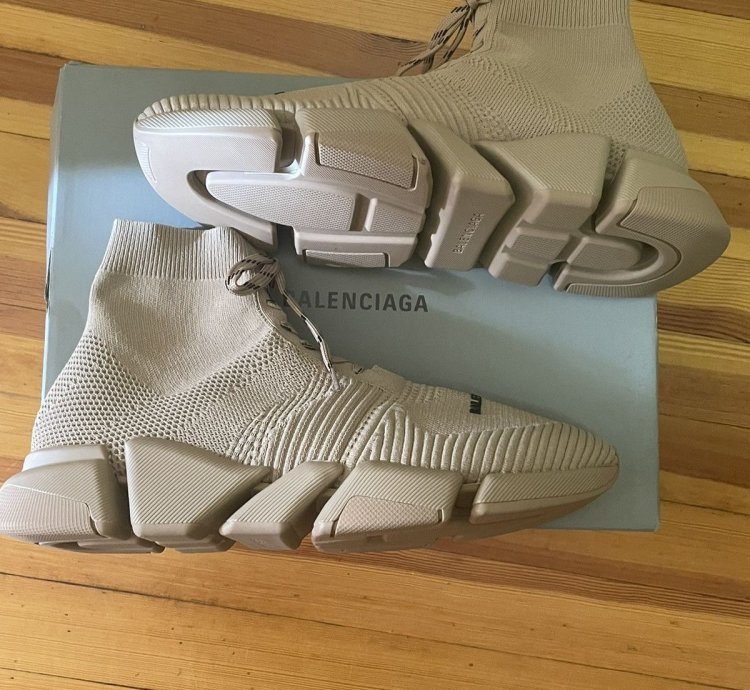 Balenciaga Speed 2 0 Lace Up Recycled Beige