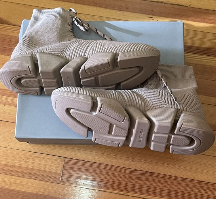 Balenciaga Speed 2 0 Lace Up Recycled Beige