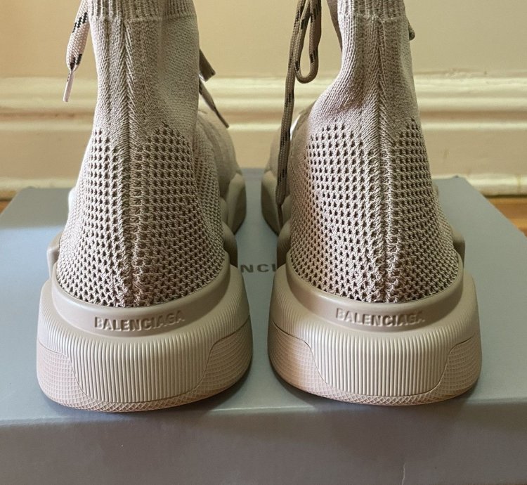 Balenciaga Speed 2 0 Lace Up Recycled Beige
