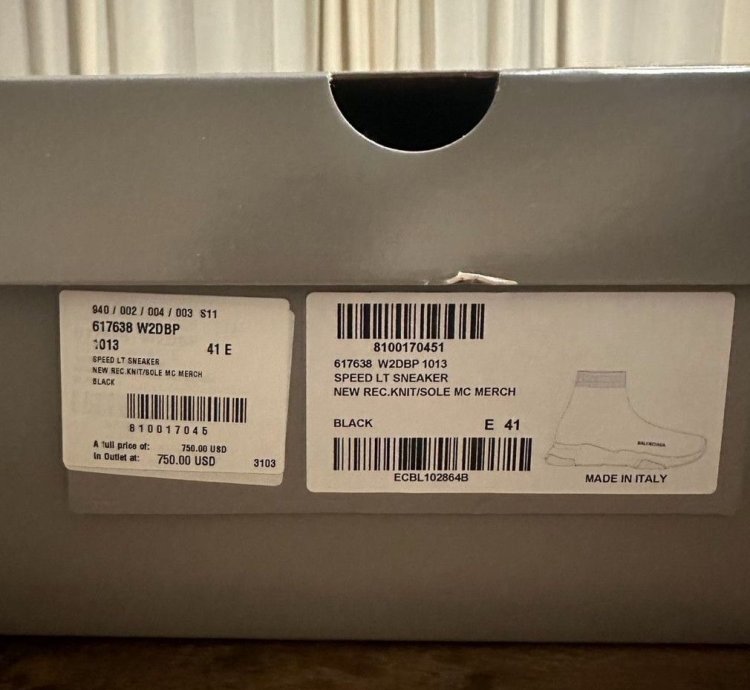 Balenciaga Speed Black Trainers