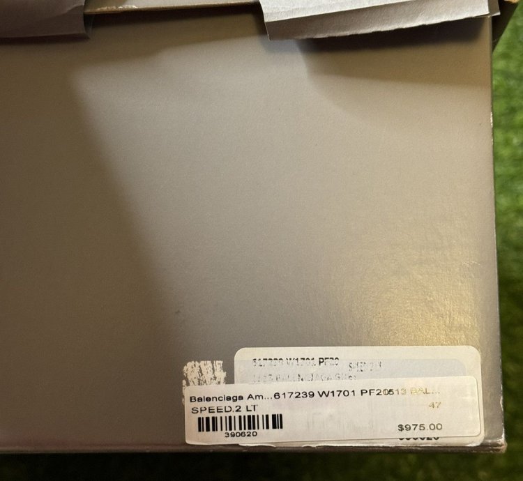 Balenciaga Speed Trainer High Sz 47 14 GREY BRAND NEW
