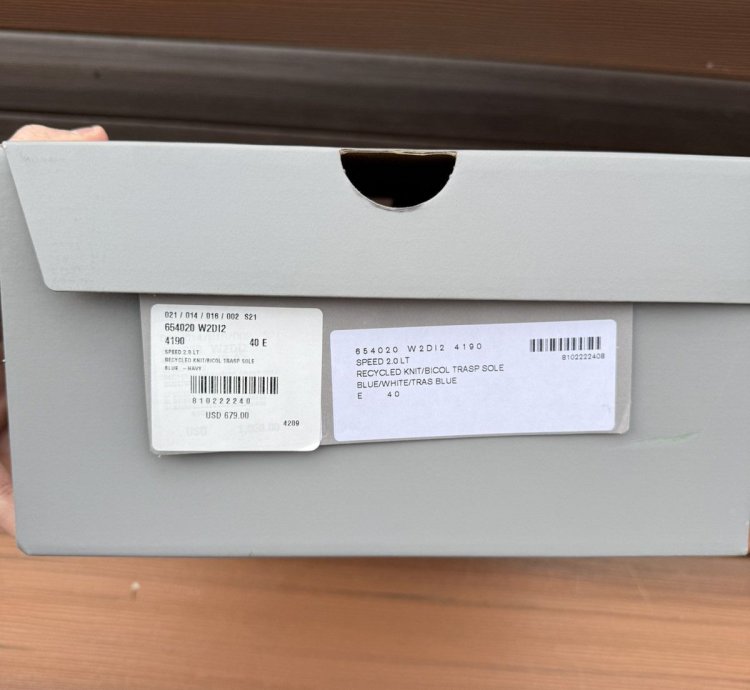 Balenciaga Speed Trainer light blue size 7