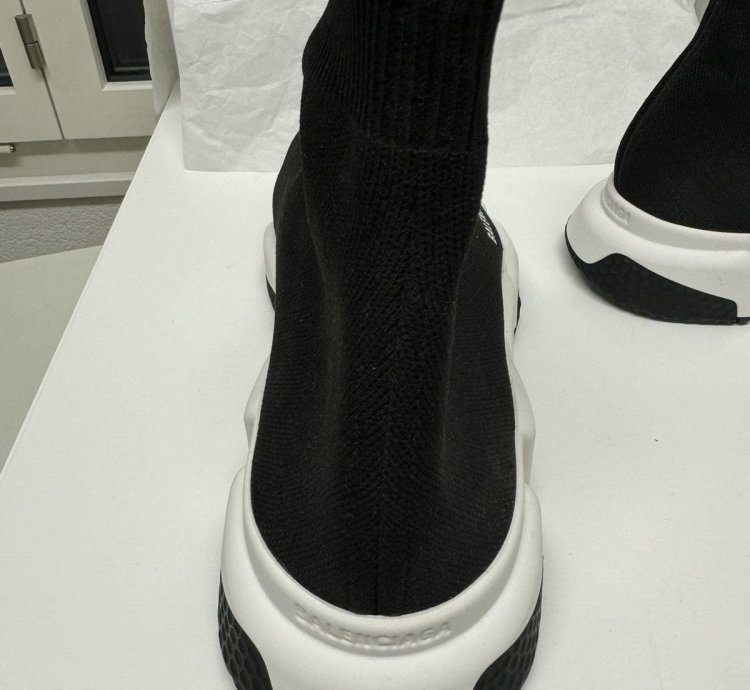Balenciaga Speed Trainers Black White