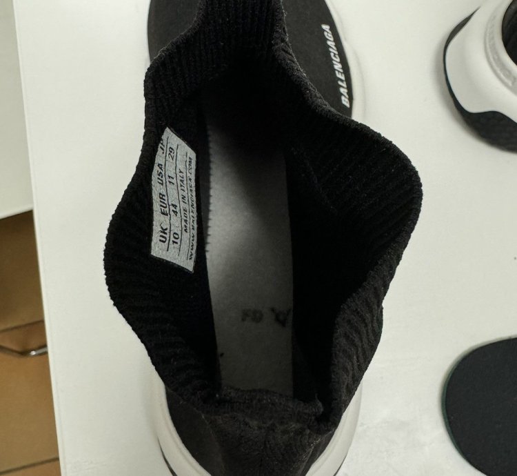 Balenciaga Speed Trainers Black White