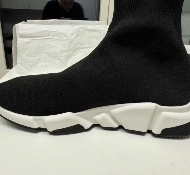 Balenciaga Speed Trainers Black White