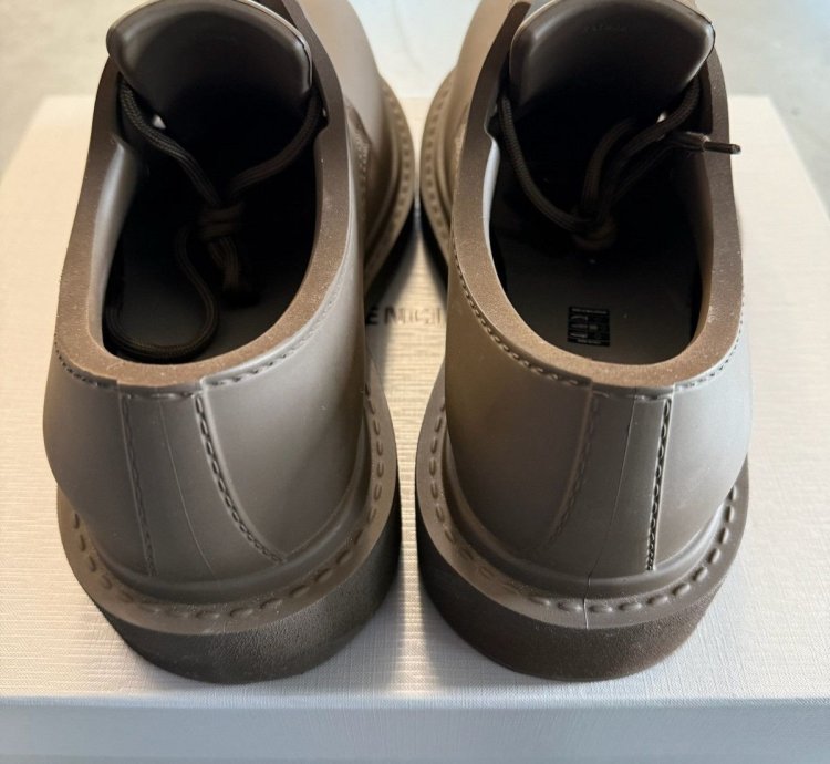 Balenciaga Steroid Derby Shoes Khaki