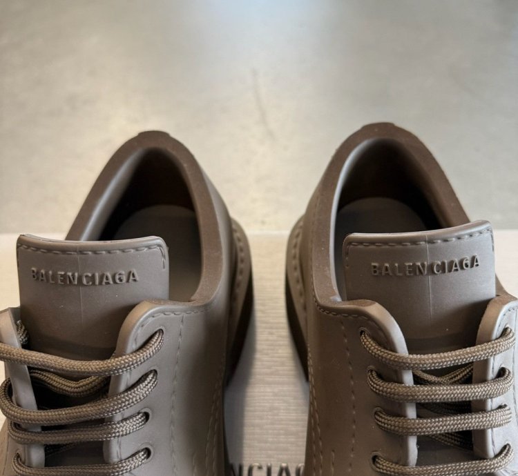 Balenciaga Steroid Derby Shoes Khaki