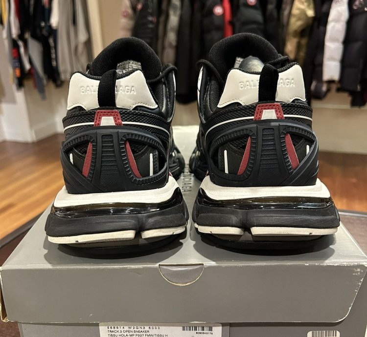Balenciaga Track 2 Black Burgundy