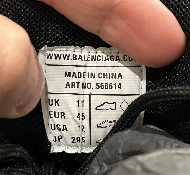 Balenciaga Track 2 Black Burgundy