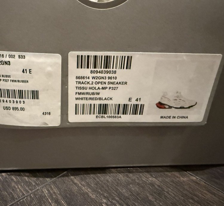 Balenciaga Track 2 sneaker size 41