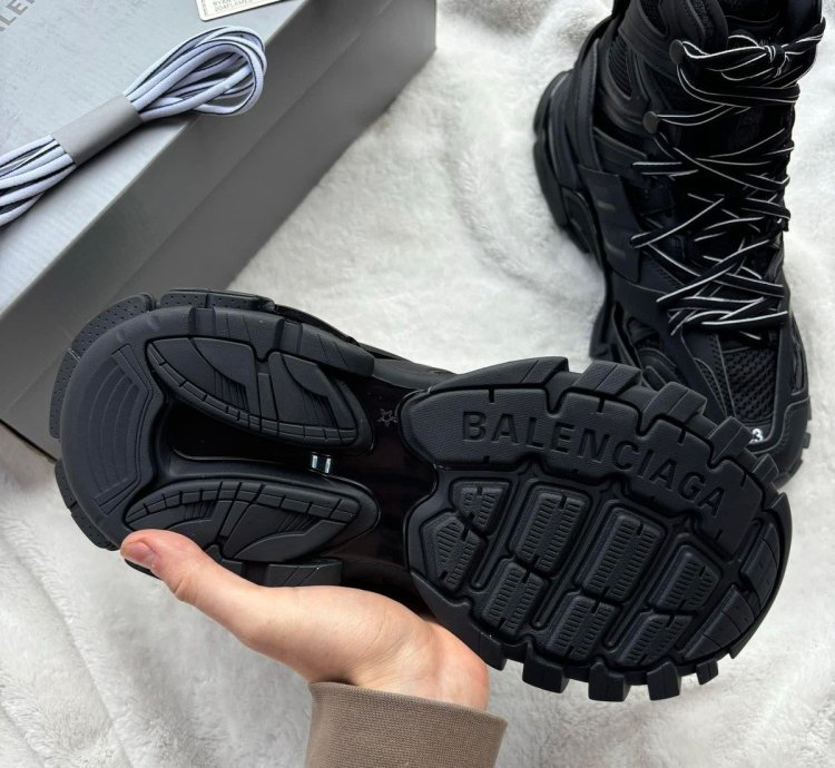 Balenciaga Track Black High Top Runners
