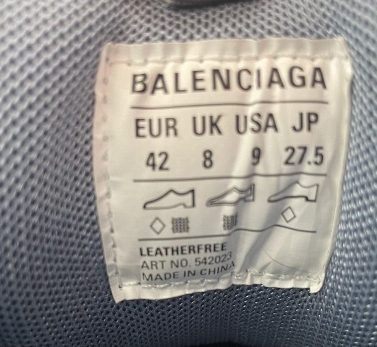 Balenciaga track blue eu42 purple