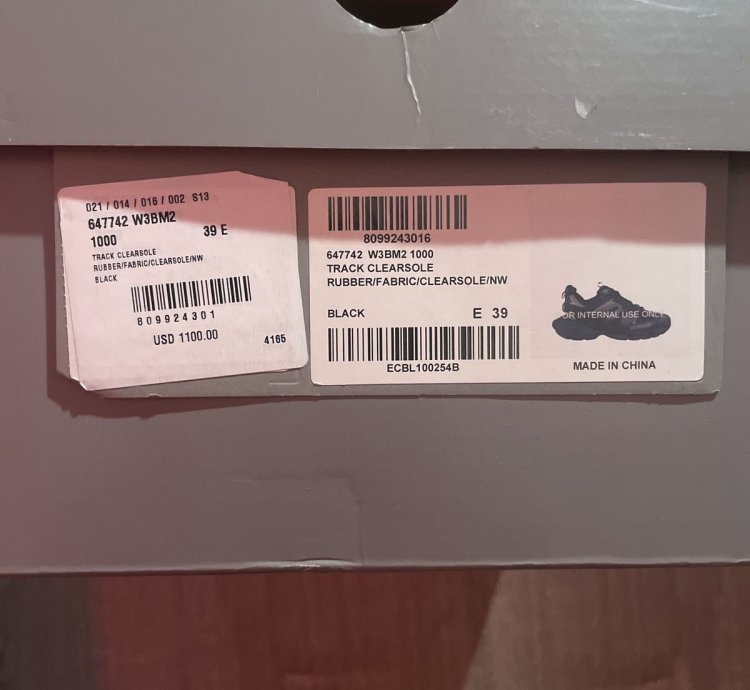 Balenciaga Track Clear Sole