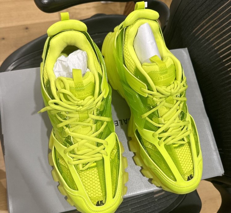 Balenciaga Track Clearsole Yellow BNWT
