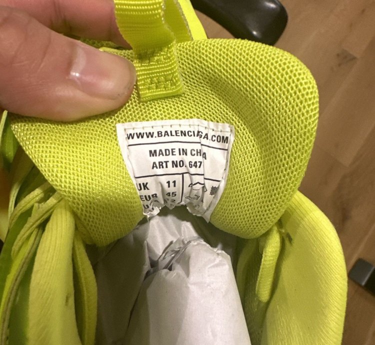 Balenciaga Track Clearsole Yellow BNWT