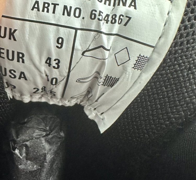Balenciaga track hike black