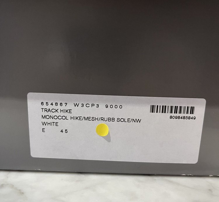 Balenciaga Track Hike High Size 45 White