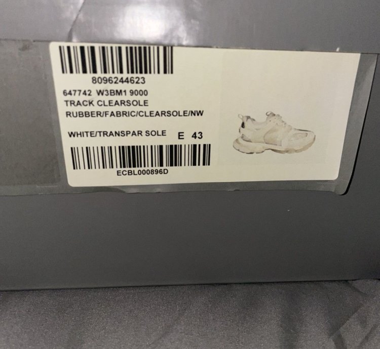 Balenciaga Track Runner Clear Sole