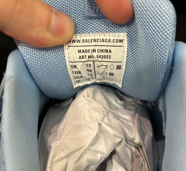 Balenciaga track runner sneaker blue brand new