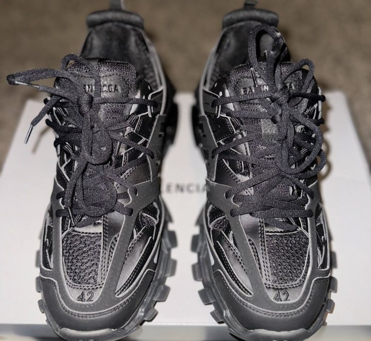 Balenciaga track runners clear sole