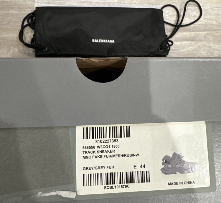 Balenciaga Track Sneaker fake fur