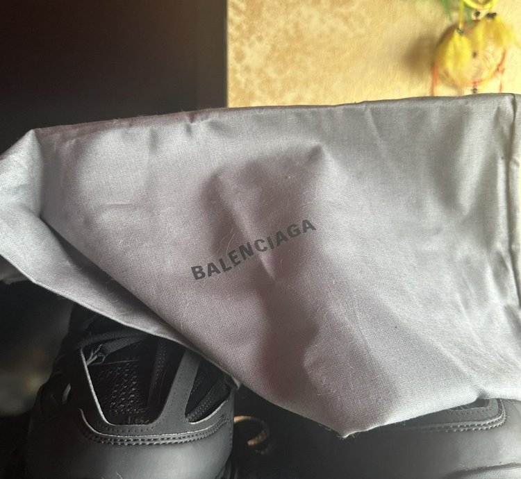 Balenciaga Track Sneaker Faux-Fur Balck 45