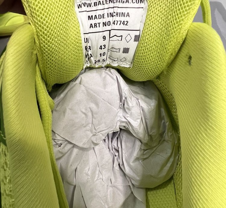 Balenciaga Track Trainer size 10 neon yellow
