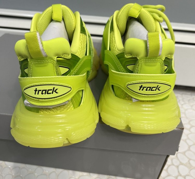 Balenciaga Track Trainer size 10 neon yellow
