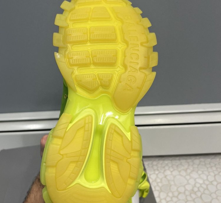 Balenciaga Track Trainer size 10 neon yellow