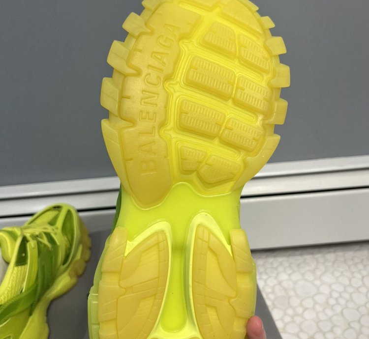 Balenciaga Track Trainer size 10 neon yellow