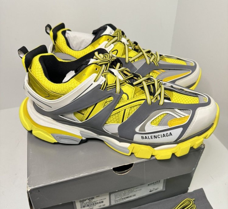 Balenciaga Track Trainer Yellow Grey