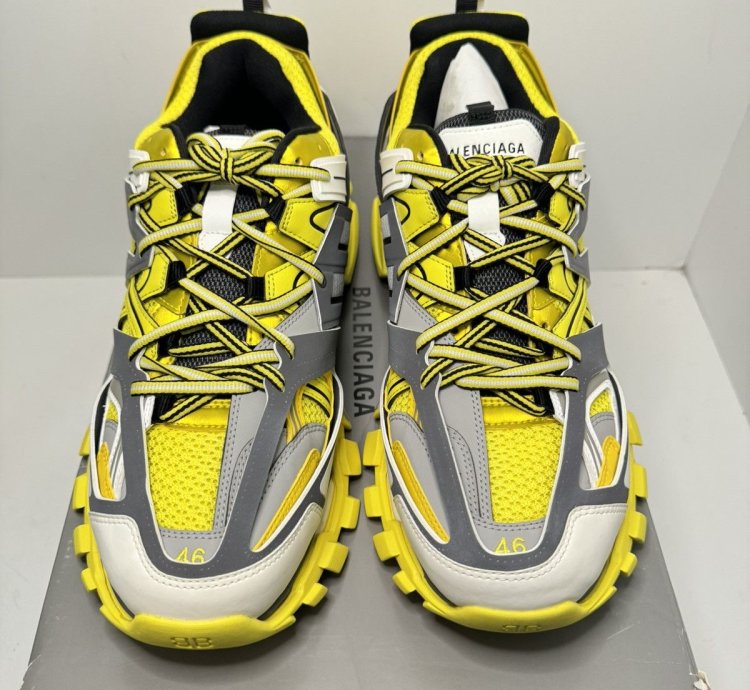 Balenciaga Track Trainer Yellow Grey