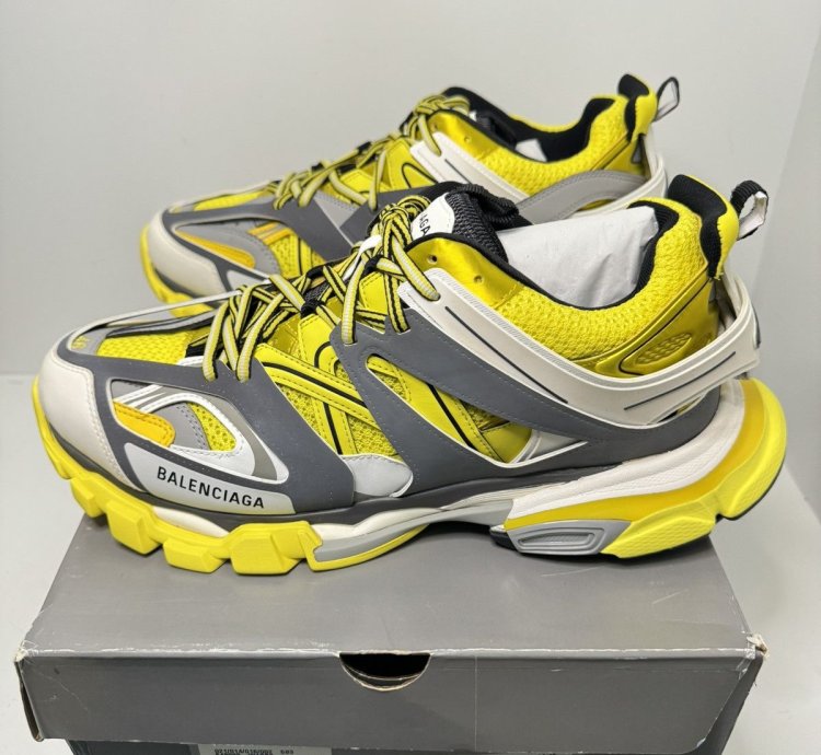 Balenciaga Track Trainer Yellow Grey