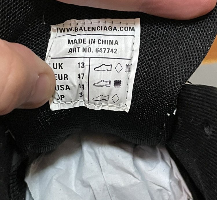 Balenciaga Track white black clearsole