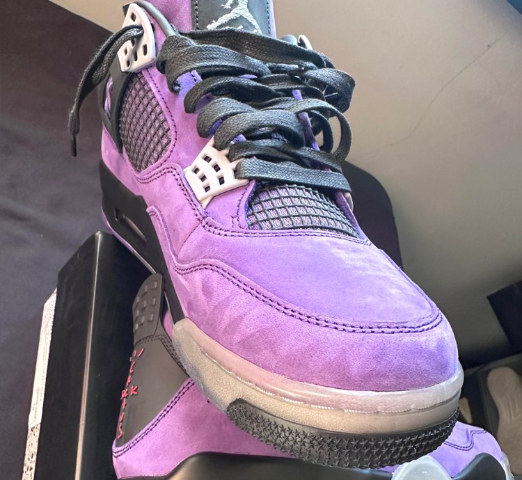 Jordan 4 Retro Travis Scott Purple (Friends And Family) Purple Dynasty