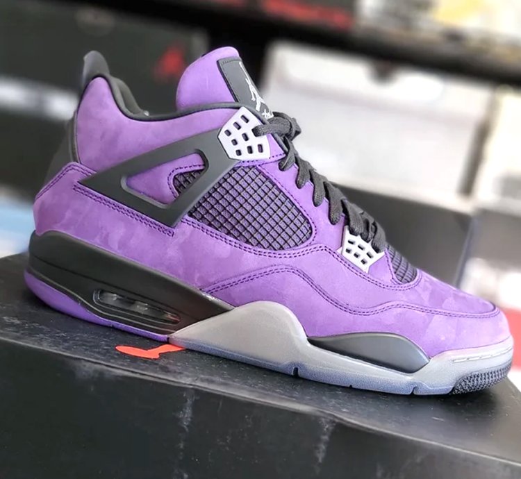 Jordan 4 Retro Travis Scott Purple (Friends And Family) Purple Dynasty