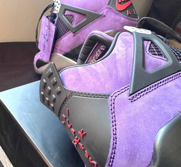 Jordan 4 Retro Travis Scott Purple (Friends And Family) Purple Dynasty