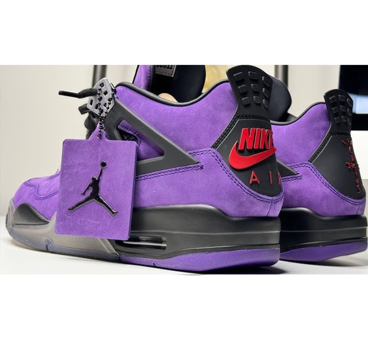 Jordan 4 Retro Travis Scott Purple (Friends And Family) Purple Dynasty