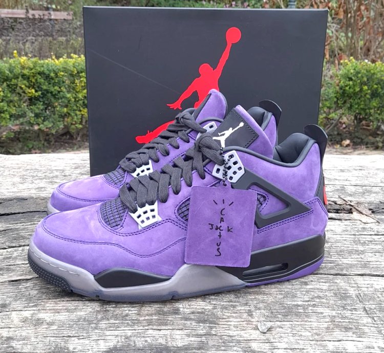 Jordan 4 Retro Travis Scott Purple (Friends And Family) Purple Dynasty