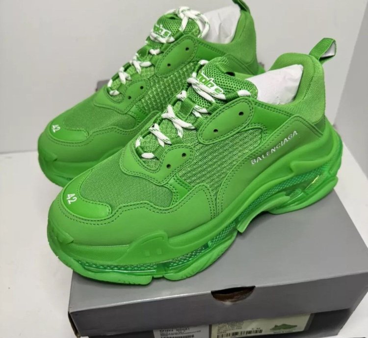 BALENCIAGA Triple Green Trainer Sneaker
