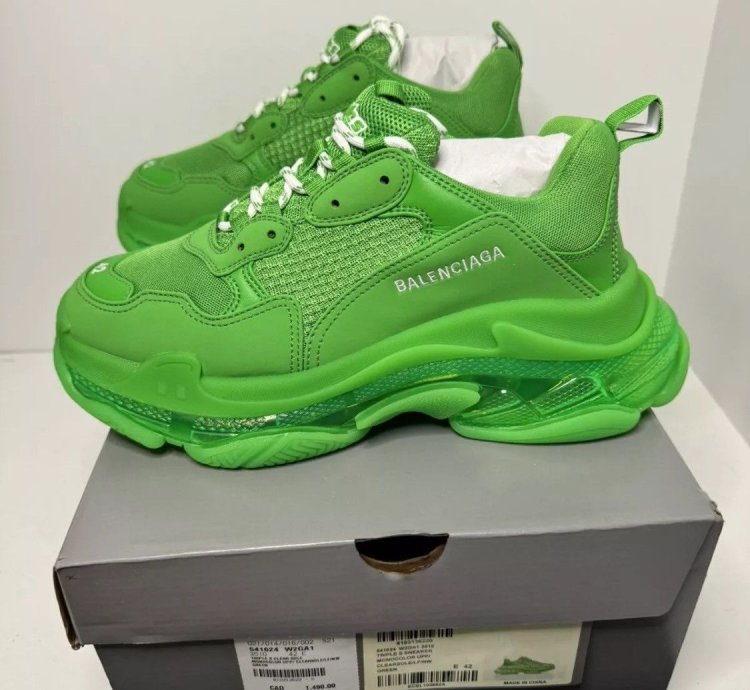 BALENCIAGA Triple Green Trainer Sneaker