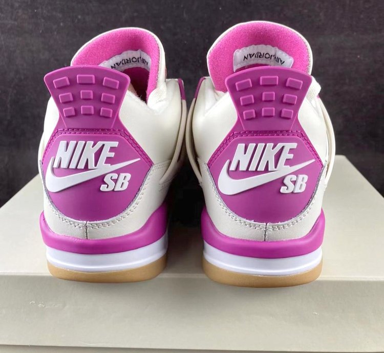 Nike SB x Air Jordan 4 " White Pink "