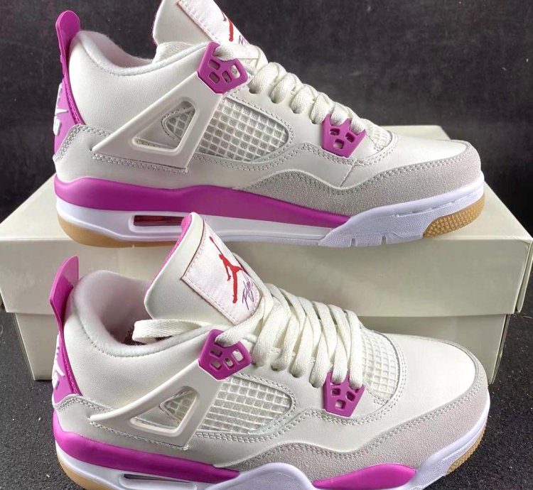 Nike SB x Air Jordan 4 " White Pink "