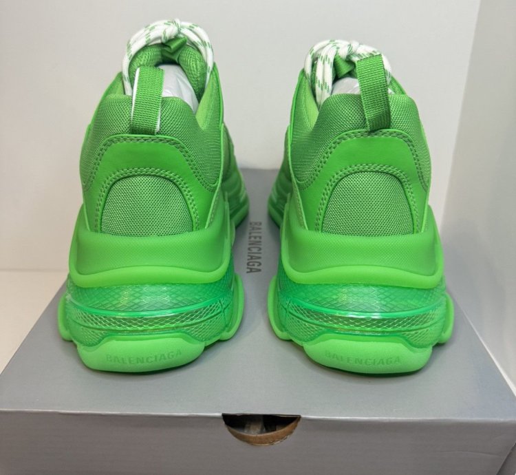 BALENCIAGA Triple Green Trainer Sneakers