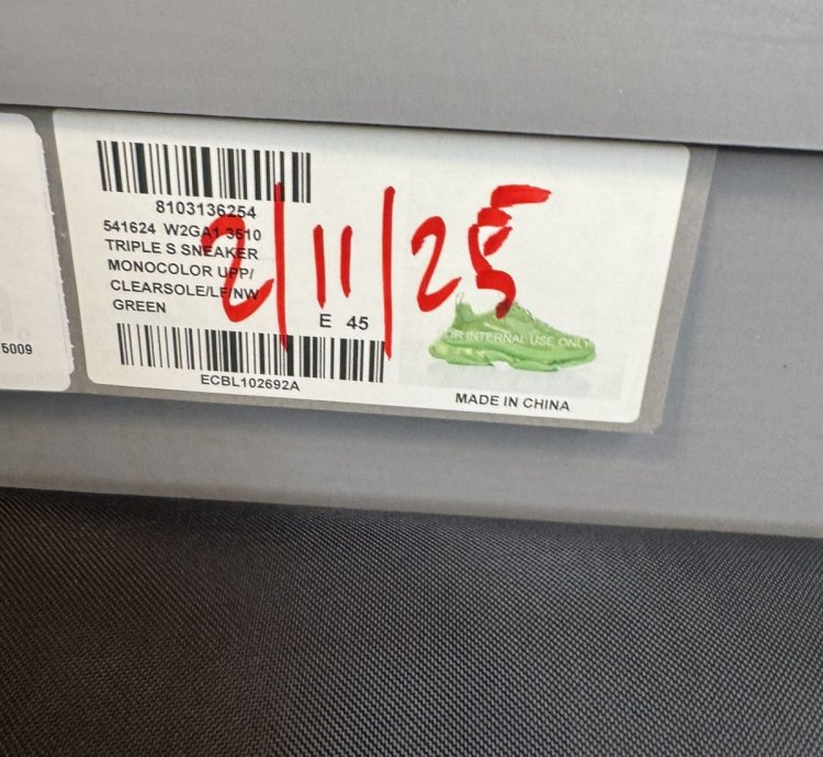BALENCIAGA Triple Green Trainer Sneakers