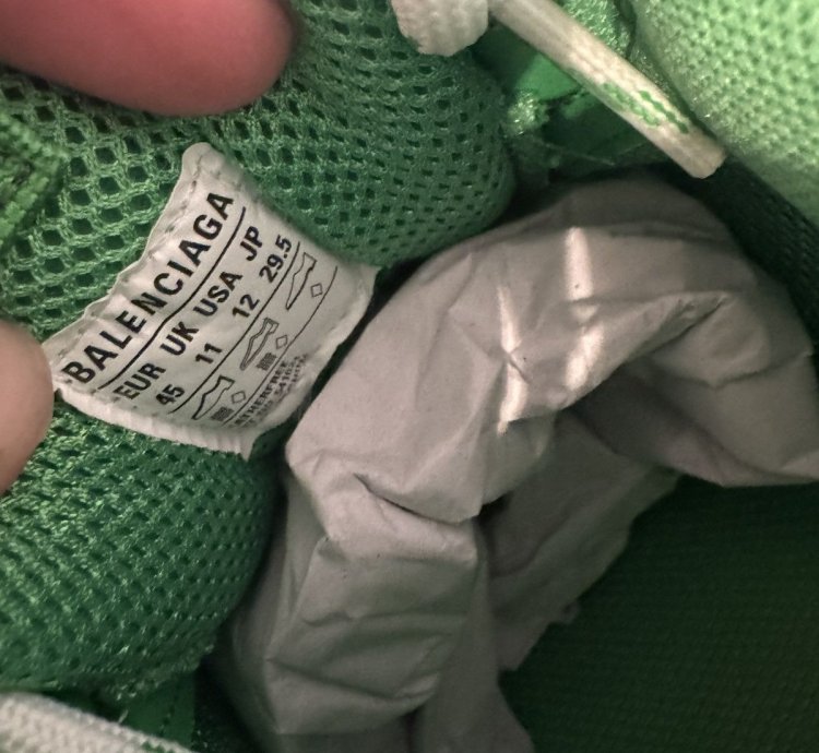 BALENCIAGA Triple Green Trainer Sneakers