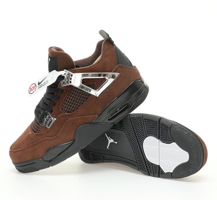 Nike Air Jordan 4 Retro " Silver Brown " -