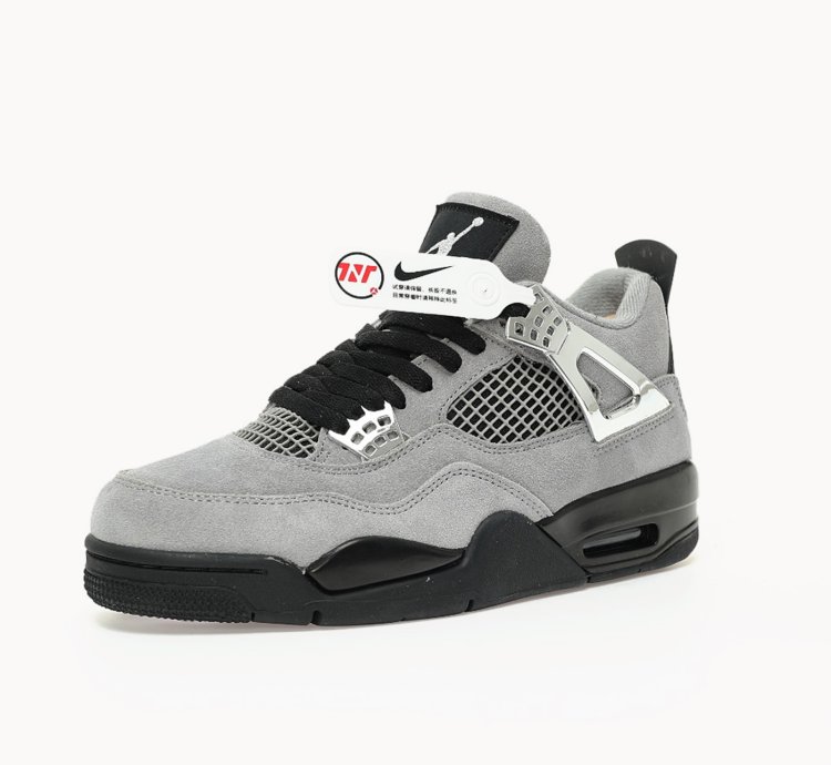 Nike Air Jordan 4 Retro " Iron Neutral Grey Silver " 308497 - 409